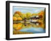 Chinese Garden In Berlin-kirilstanchev-Framed Art Print