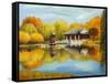 Chinese Garden In Berlin-kirilstanchev-Framed Stretched Canvas