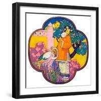 "Chinese Garden,"May 16, 1931-Henry Soulen-Framed Giclee Print