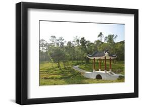 Chinese Garden Pavilion-sevenke-Framed Photographic Print