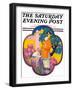 "Chinese Garden," Saturday Evening Post Cover, May 16, 1931-Henry Soulen-Framed Giclee Print