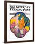 "Chinese Garden," Saturday Evening Post Cover, May 16, 1931-Henry Soulen-Framed Giclee Print