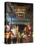 Chinese Gate, China Town at Night, Yokohama, Japan-Christian Kober-Stretched Canvas