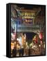 Chinese Gate, China Town at Night, Yokohama, Japan-Christian Kober-Framed Stretched Canvas