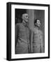 Chinese General Chiang Kai Shek Standing Side by Side W. Communist Ldr. Mao Tse Tung-null-Framed Photographic Print