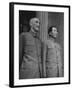 Chinese General Chiang Kai Shek Standing Side by Side W. Communist Ldr. Mao Tse Tung-null-Framed Photographic Print