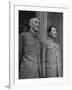 Chinese General Chiang Kai Shek Standing Side by Side W. Communist Ldr. Mao Tse Tung-null-Framed Photographic Print