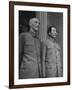 Chinese General Chiang Kai Shek Standing Side by Side W. Communist Ldr. Mao Tse Tung-null-Framed Photographic Print