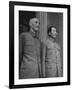 Chinese General Chiang Kai Shek Standing Side by Side W. Communist Ldr. Mao Tse Tung-null-Framed Photographic Print