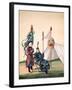 Chinese General with Standard-Bearer, C.1810-null-Framed Giclee Print