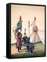 Chinese General with Standard-Bearer, C.1810-null-Framed Stretched Canvas