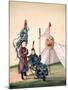 Chinese General with Standard-Bearer, C.1810-null-Mounted Giclee Print