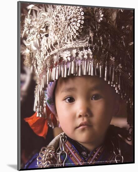 Chinese Girl-Nevada Wier-Mounted Art Print