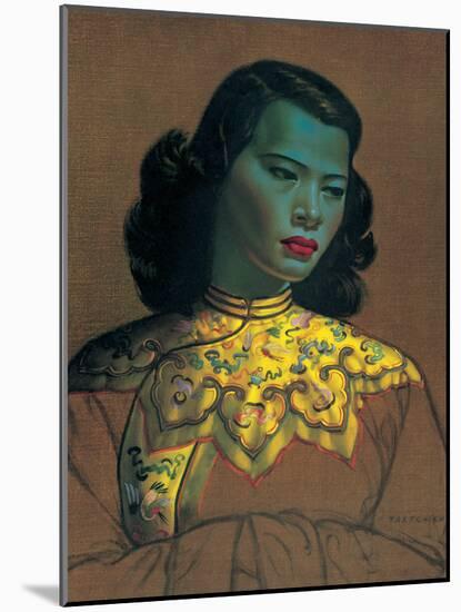 Chinese Girl-Vladimir Tretchikoff-Mounted Art Print