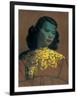 Chinese Girl-Vladimir Tretchikoff-Framed Art Print