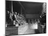 Chinese Gods Lined in a Temple-null-Mounted Photographic Print