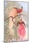 Chinese Golden Pheasants-null-Mounted Art Print