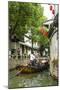 Chinese Gondola in the Water Village of Tongli, Jiangsu, China, Asia-Michael DeFreitas-Mounted Photographic Print