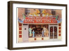 Chinese Grocery and Gift Shop-null-Framed Art Print