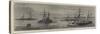 Chinese Gunboats Off Malta-William Edward Atkins-Stretched Canvas