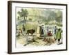 Chinese Harvest, Hong Kong, C1875-null-Framed Giclee Print