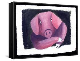 Chinese Horoscope: the Sign of Pork.-Patrizia La Porta-Framed Stretched Canvas