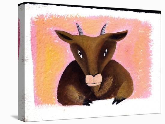 Chinese Horoscope: the Sign of the Goat.-Patrizia La Porta-Stretched Canvas