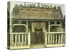 Chinese House Saigon Vietnam 19th Century-null-Stretched Canvas