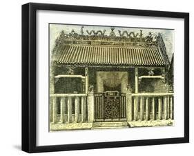 Chinese House Saigon Vietnam 19th Century-null-Framed Giclee Print