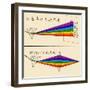 Chinese Illustration Showing Two Prisms, 1854-Science Source-Framed Giclee Print