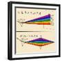 Chinese Illustration Showing Two Prisms, 1854-Science Source-Framed Giclee Print