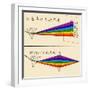 Chinese Illustration Showing Two Prisms, 1854-Science Source-Framed Giclee Print