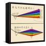 Chinese Illustration Showing Two Prisms, 1854-Science Source-Framed Stretched Canvas