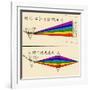 Chinese Illustration Showing Two Prisms, 1854-Science Source-Framed Giclee Print