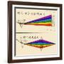 Chinese Illustration Showing Two Prisms, 1854-Science Source-Framed Giclee Print