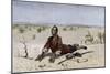 Chinese Immigrant Dying of Thirst in the Mohave Desert, 1800s-null-Mounted Giclee Print