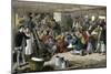 Chinese Immigrants Aboard the Pacific Mail Steamship Alaska-null-Mounted Giclee Print