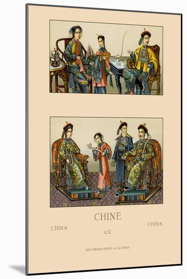 Chinese Imperial Family-Racinet-Mounted Art Print