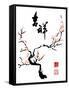 Chinese Ink Painting of Plum Tree-yienkeat-Framed Stretched Canvas