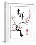 Chinese Ink Painting of Plum Tree-yienkeat-Framed Art Print