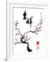 Chinese Ink Painting of Plum Tree-yienkeat-Framed Art Print