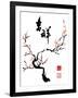 Chinese Ink Painting of Plum Tree-yienkeat-Framed Art Print