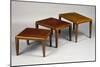 Chinese-Inspired Art Deco Nest of Three Tables-null-Mounted Giclee Print