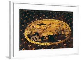 Chinese Inspired Scene, Detail from Writing Desk by Giuseppe Maggiolini-null-Framed Giclee Print