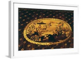 Chinese Inspired Scene, Detail from Writing Desk by Giuseppe Maggiolini-null-Framed Giclee Print