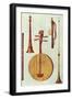 Chinese Instruments-null-Framed Art Print