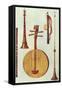 Chinese Instruments-null-Framed Stretched Canvas