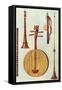 Chinese Instruments-null-Framed Stretched Canvas