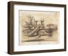 Chinese Irrigating Machine Worked by Men, 1855-Meffert-Framed Giclee Print