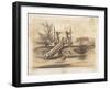 Chinese Irrigating Machine Worked by Men, 1855-Meffert-Framed Giclee Print